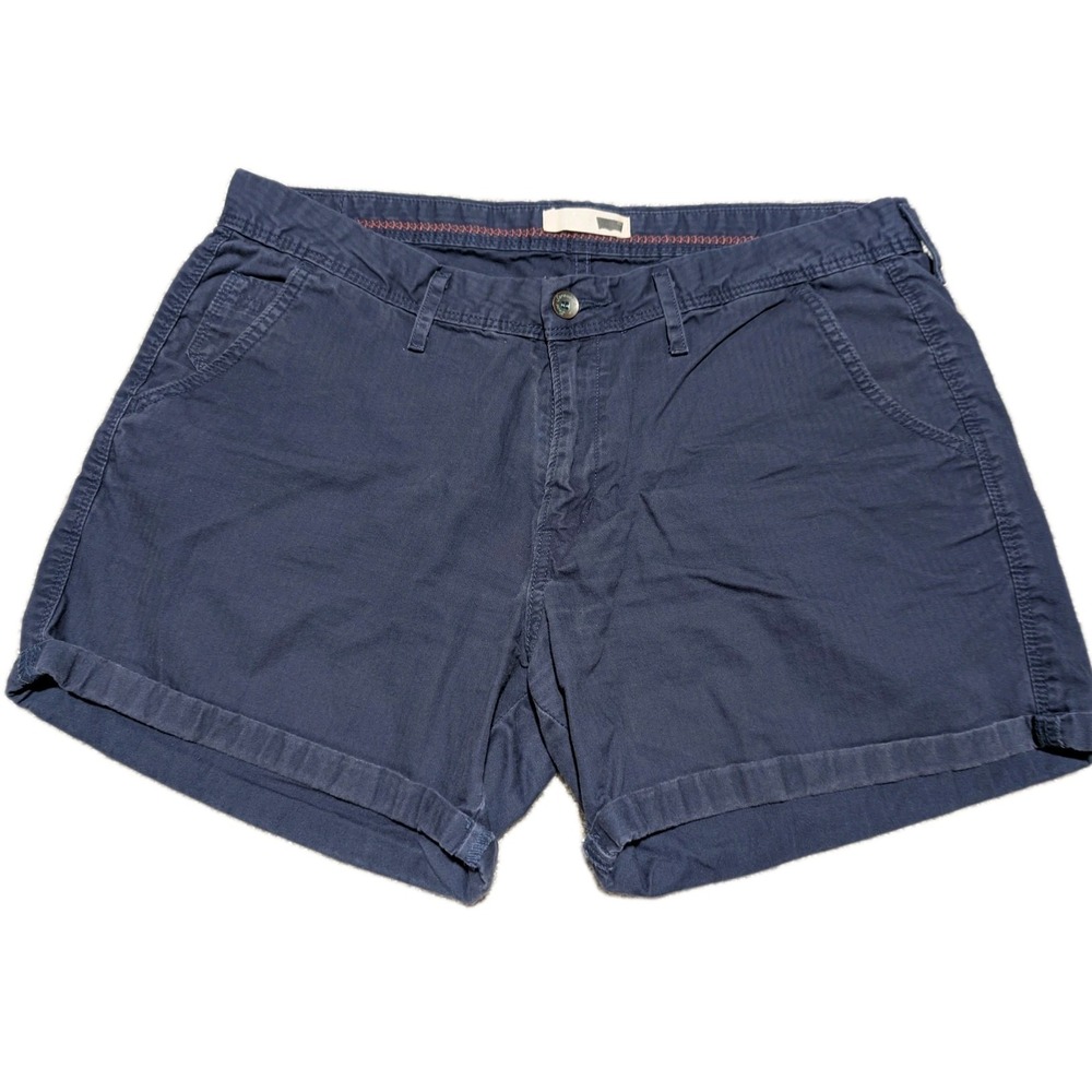Levi's Women's Size 32W Navy Blue Red‎ Tab Shorts